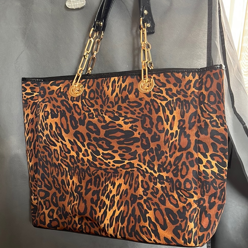 Chico’s Animal Print tote - slightly used!